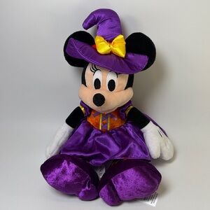 Disney Minnie‎ Mouse Witch Plush Halloween Disneyland Disney Store